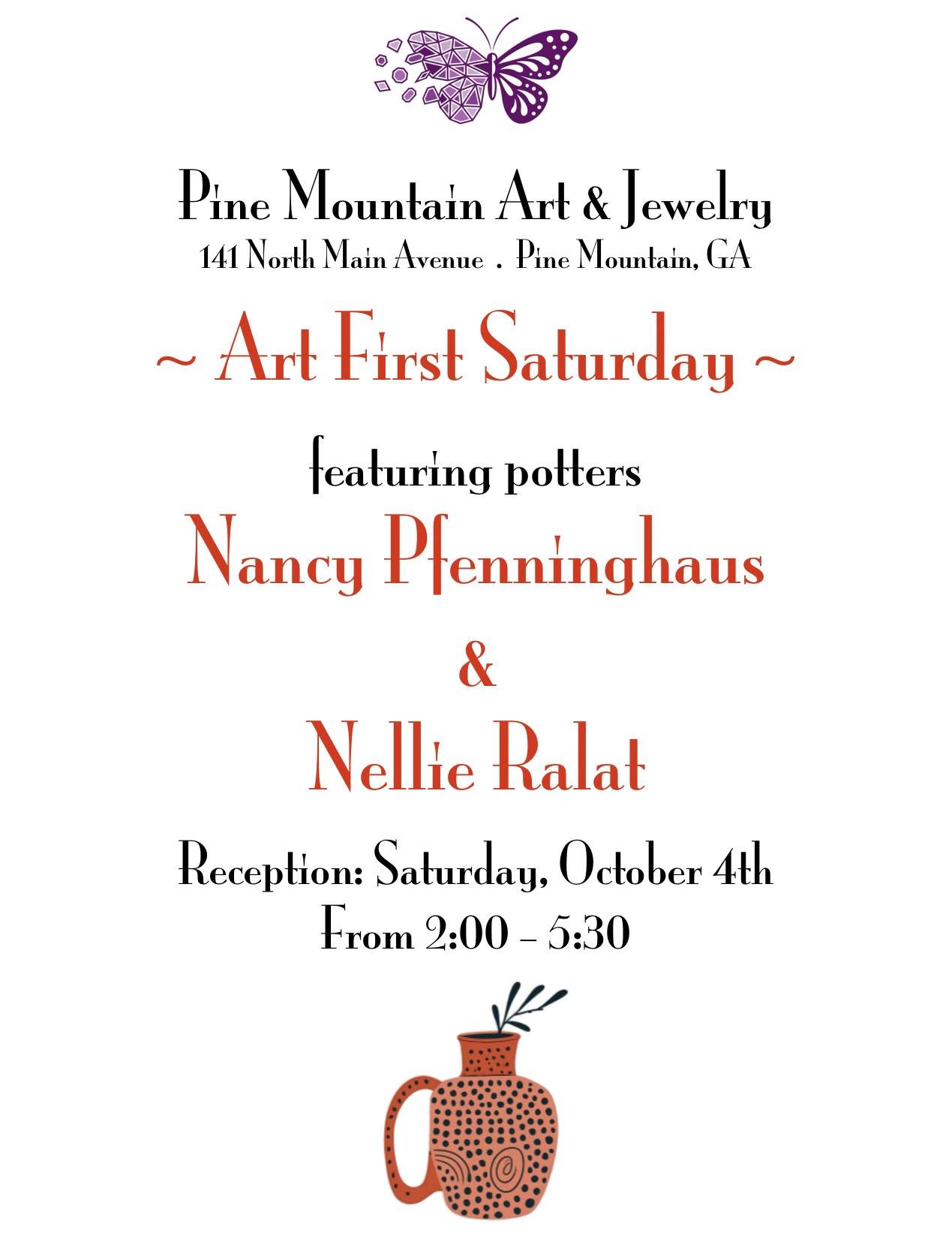 Art First Saturday! Artist Reception at Pine Mountain Art & Jewelry